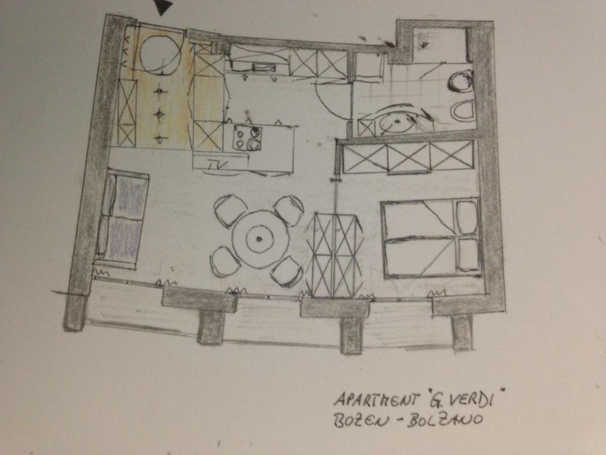 Apartment G.Verdi Μπολζάνο Εξωτερικό φωτογραφία